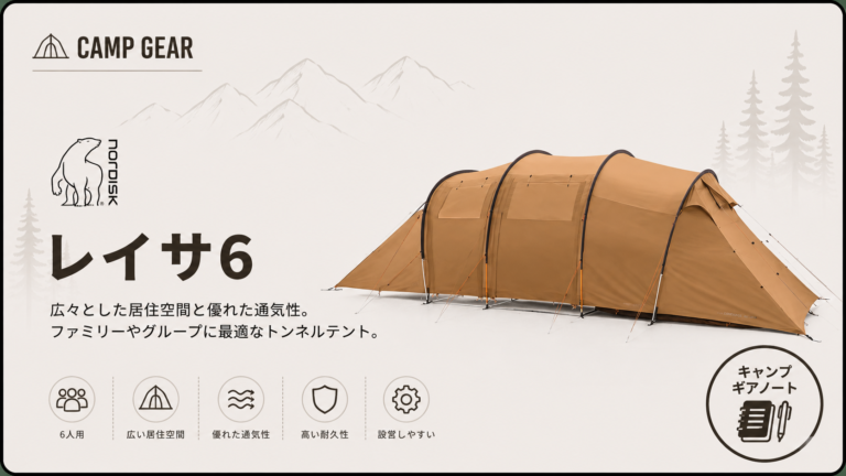 ノルディスク ルイサ6 ノルディスク】レイサ6 レビュー｜なぜ「憧れの幕」であり続けるのか